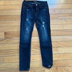 Express Legging MidRise Distressed Jeans